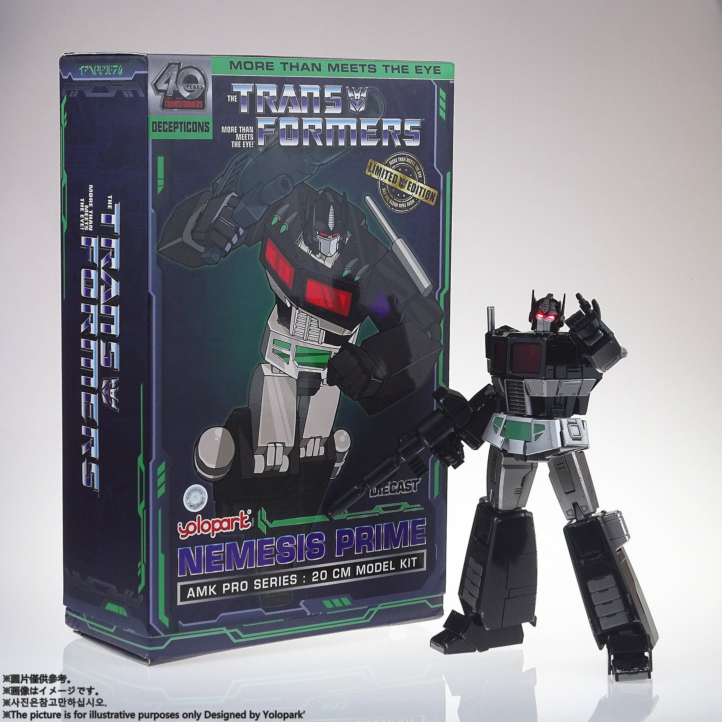 YOLOPARK AMK Pro Series Transformers G1 Nemesis Prime Model Kit