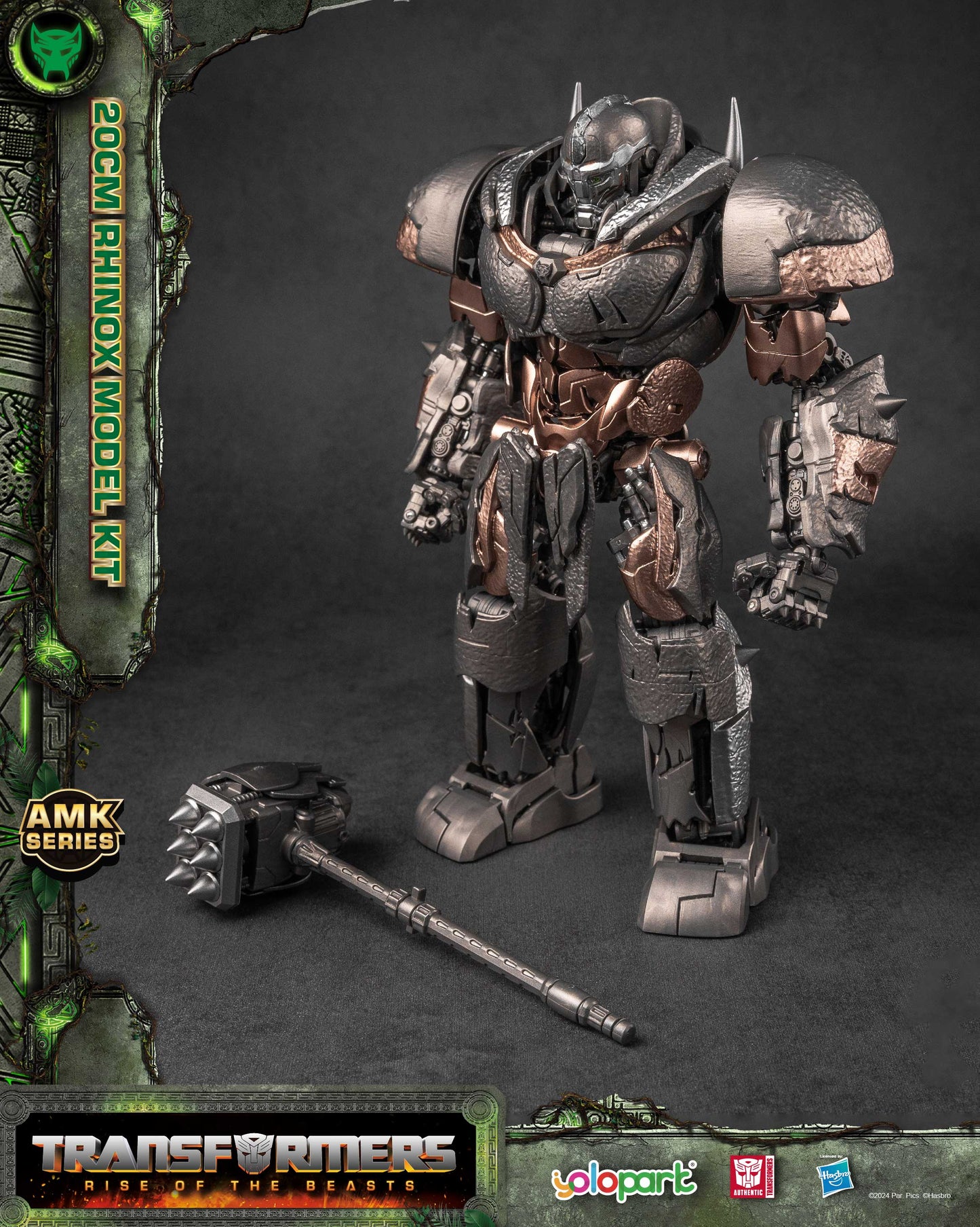 YOLOPARK AMK Series Transformers Rise of the Beasts Rhinox Model Kit
