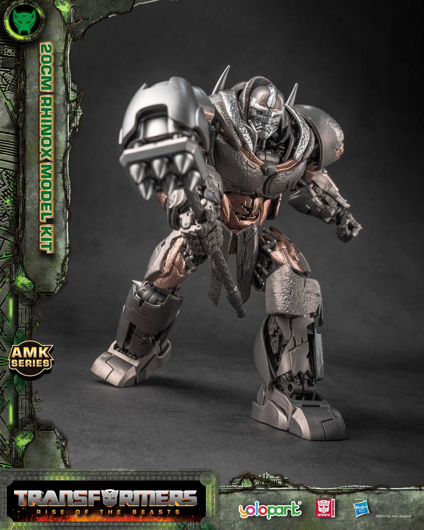 YOLOPARK AMK Series Transformers Rise of the Beasts Rhinox Model Kit