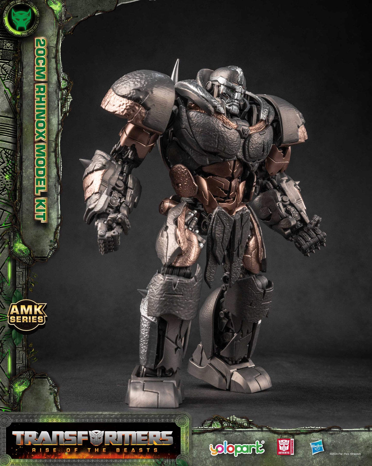 YOLOPARK AMK Series Transformers Rise of the Beasts Rhinox Model Kit