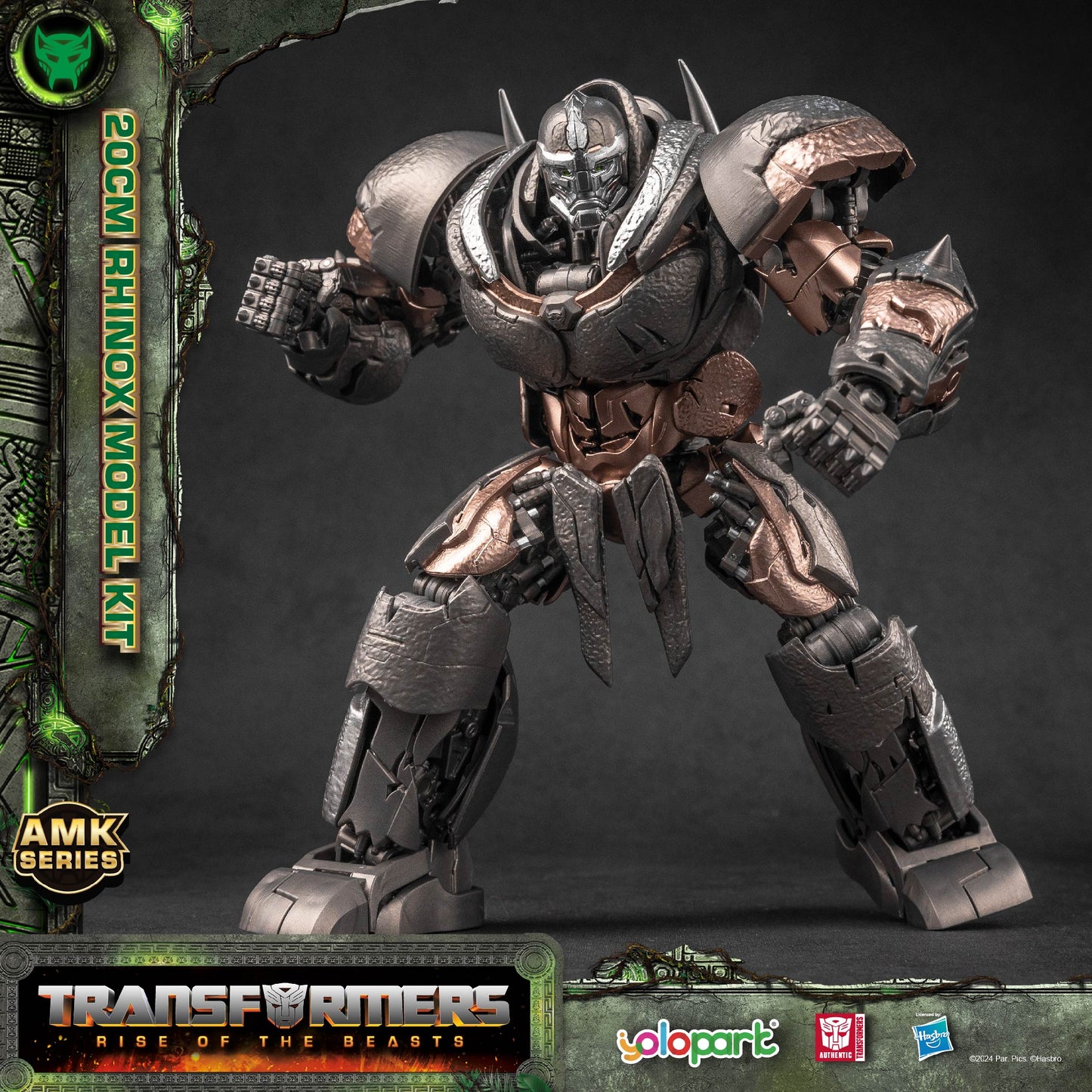 YOLOPARK AMK Series Transformers Rise of the Beasts Rhinox Model Kit