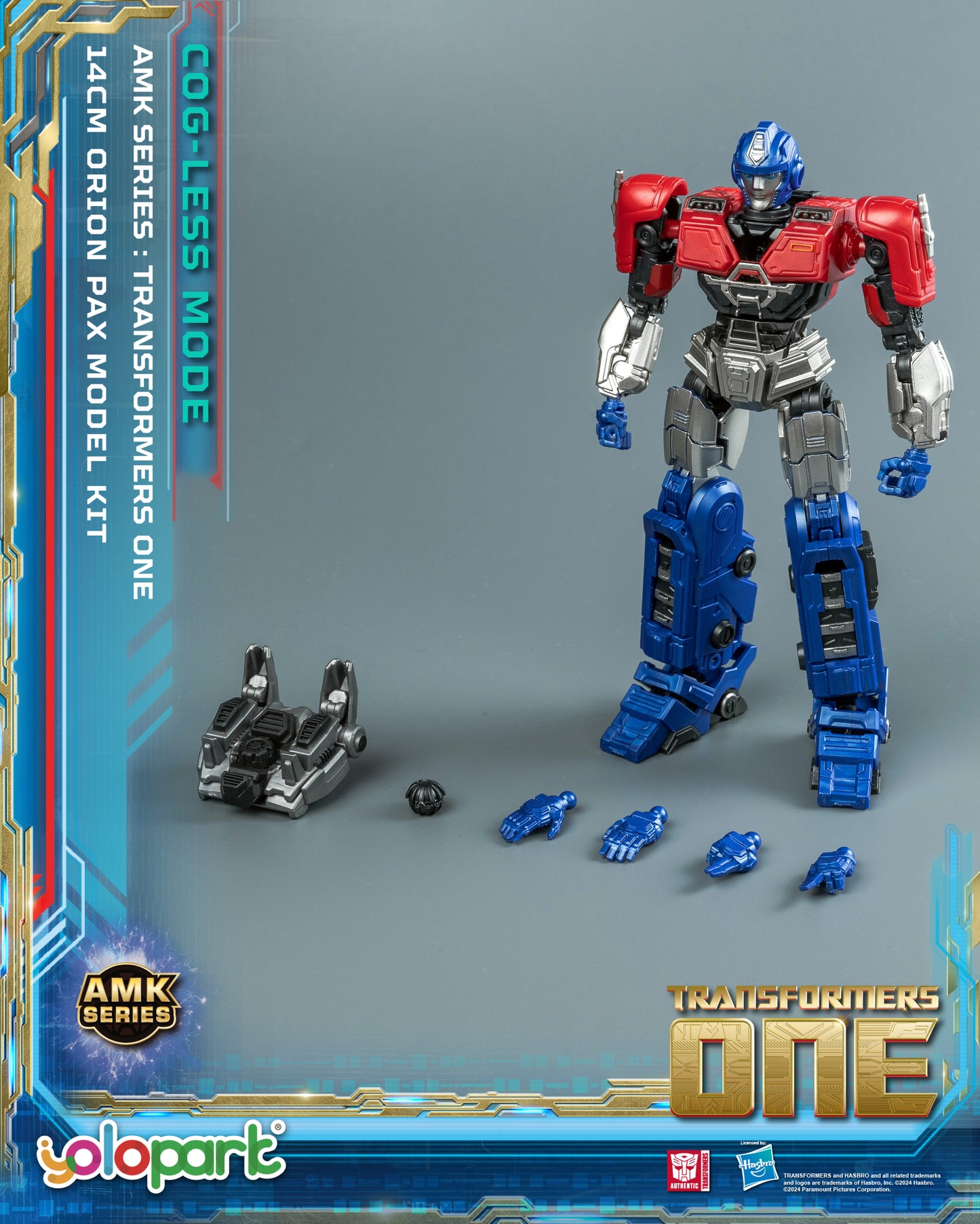 YOLOPARK AMK Series TFOne Orion Pax Cog-less Mode Model Kit