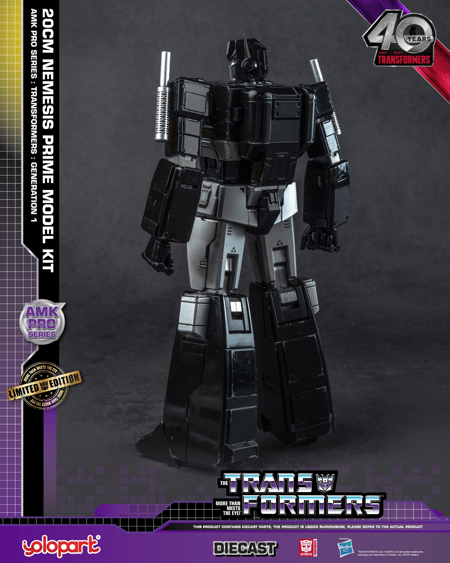 YOLOPARK AMK Pro Series Transformers G1 Nemesis Prime Model Kit