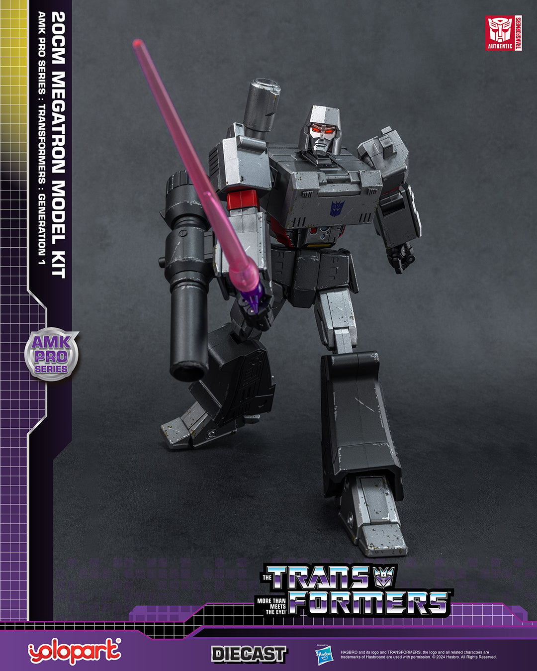 YOLOPARK AMK Pro Series Transformers G1 Megatron Model Kit