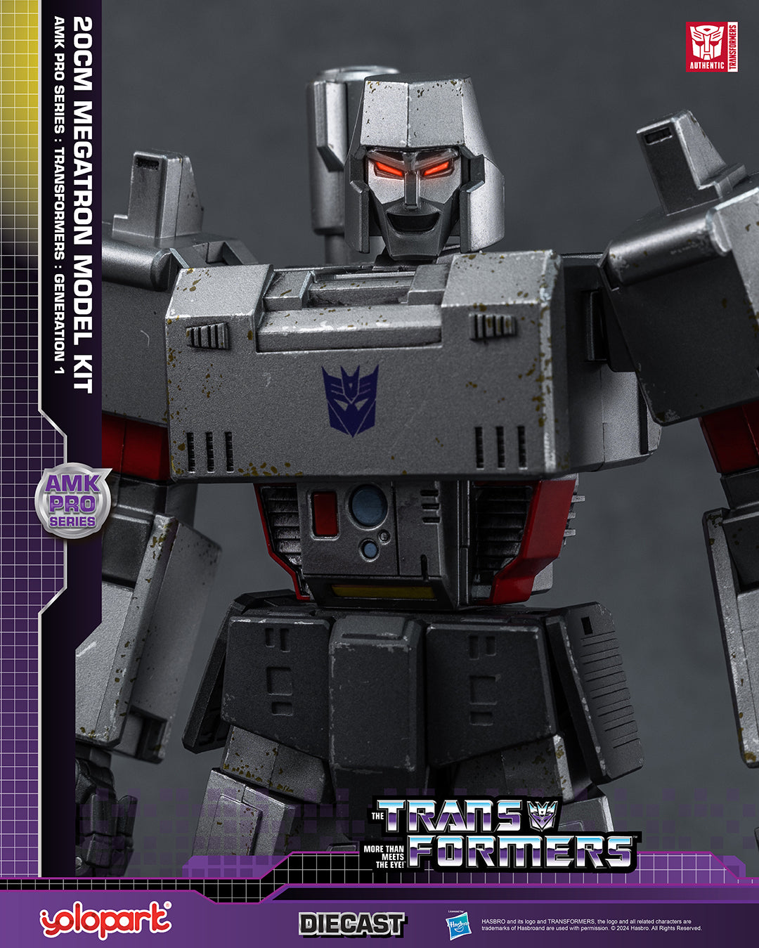 YOLOPARK AMK Pro Series Transformers G1 Megatron Model Kit