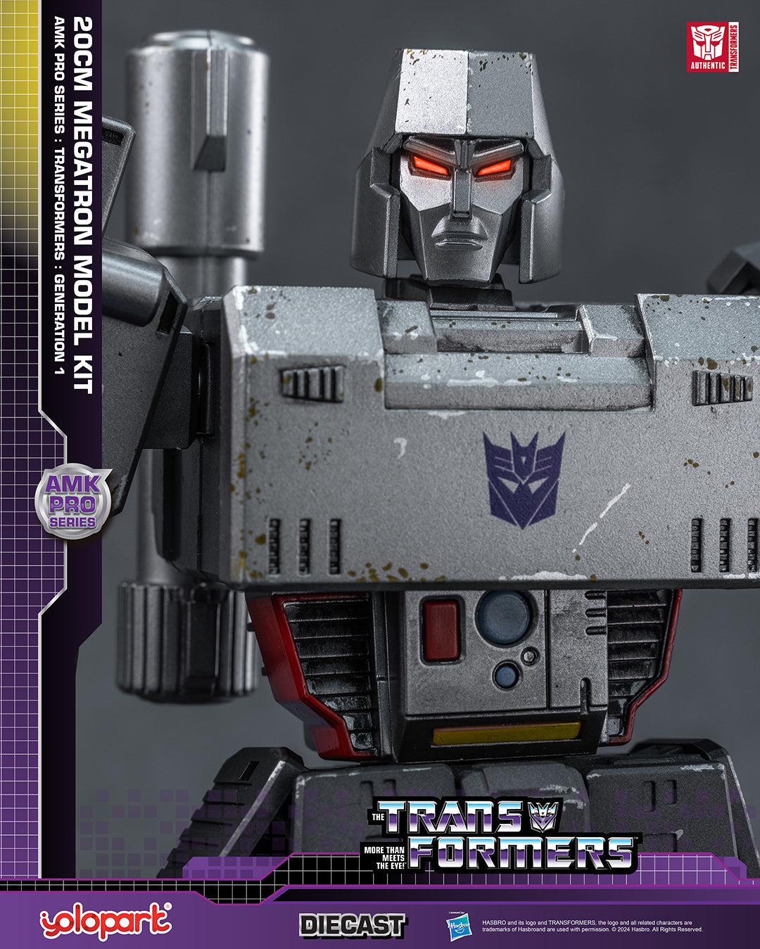 YOLOPARK AMK Pro Series Transformers G1 Megatron Model Kit