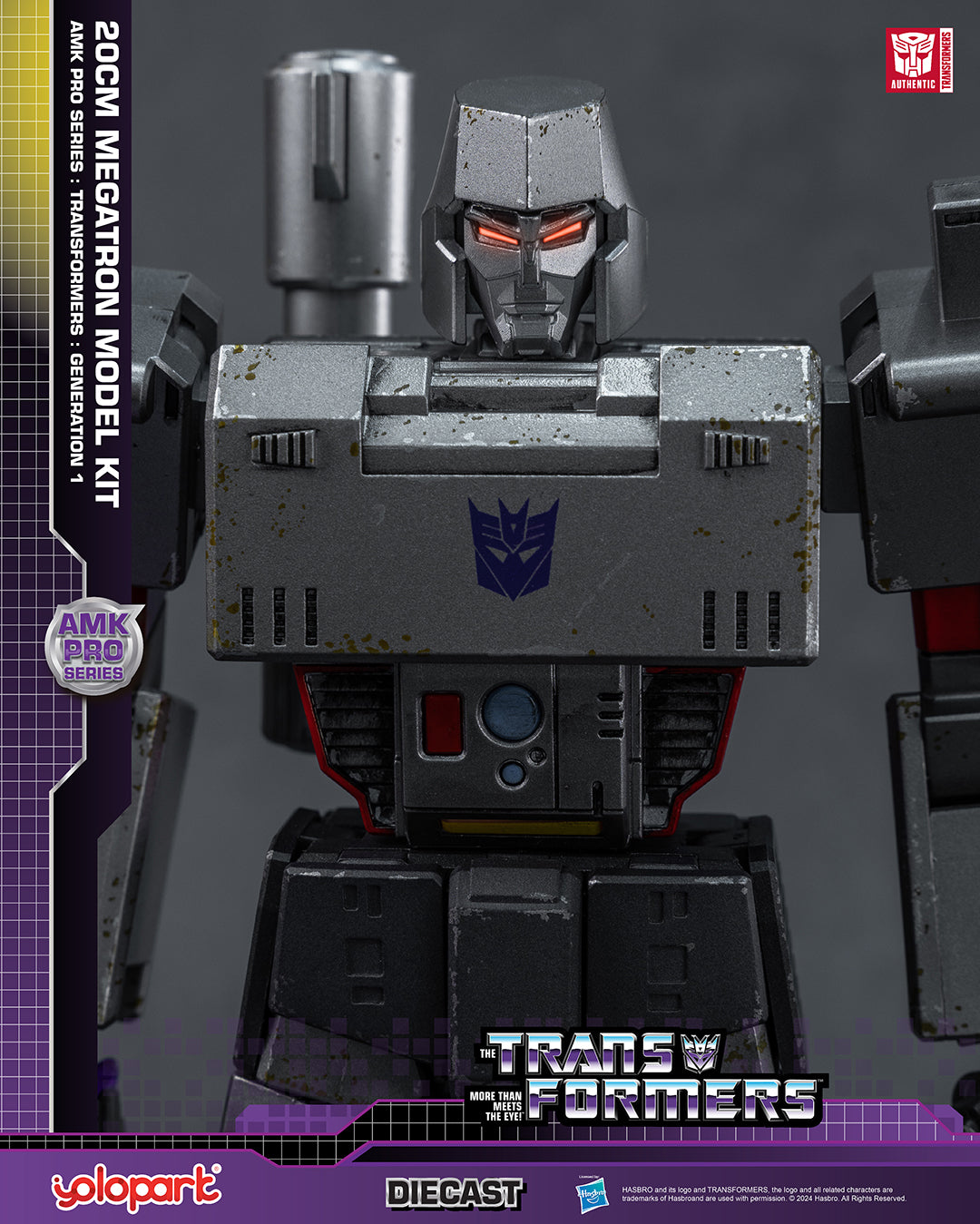YOLOPARK AMK Pro Series Transformers G1 Megatron Model Kit