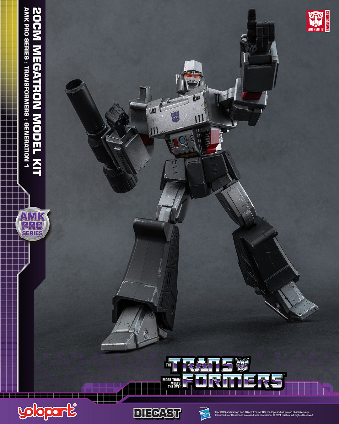 YOLOPARK AMK Pro Series Transformers G1 Megatron Model Kit