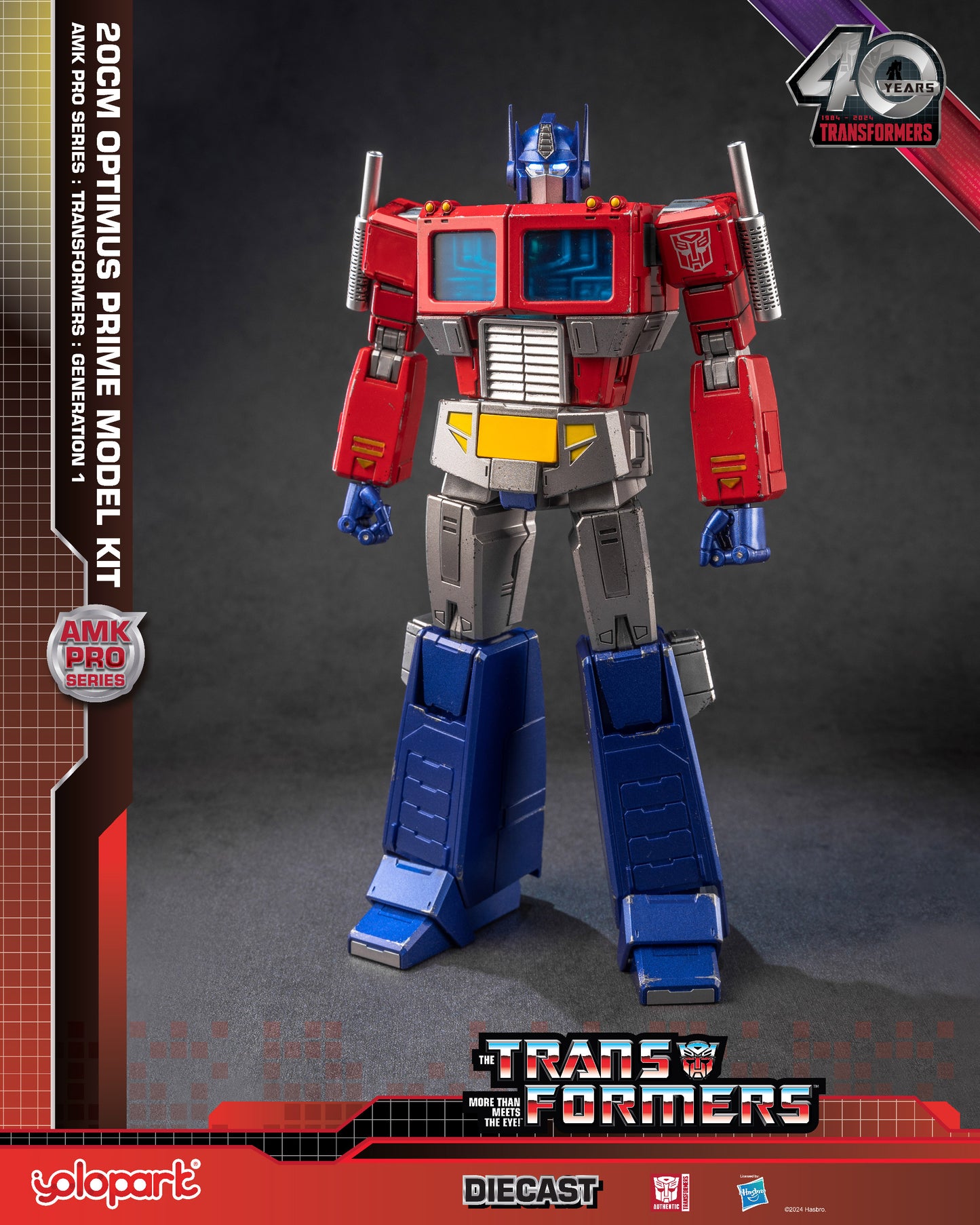 YOLOPARK AMK Pro Series Transformers G1 Optimus Prime Model Kit
