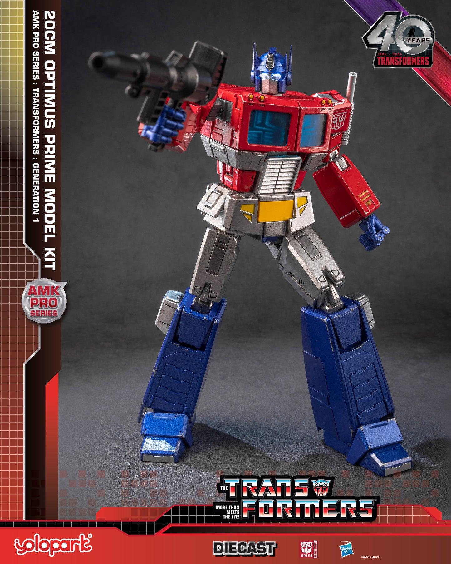 YOLOPARK AMK Pro Series Transformers G1 Optimus Prime Model Kit
