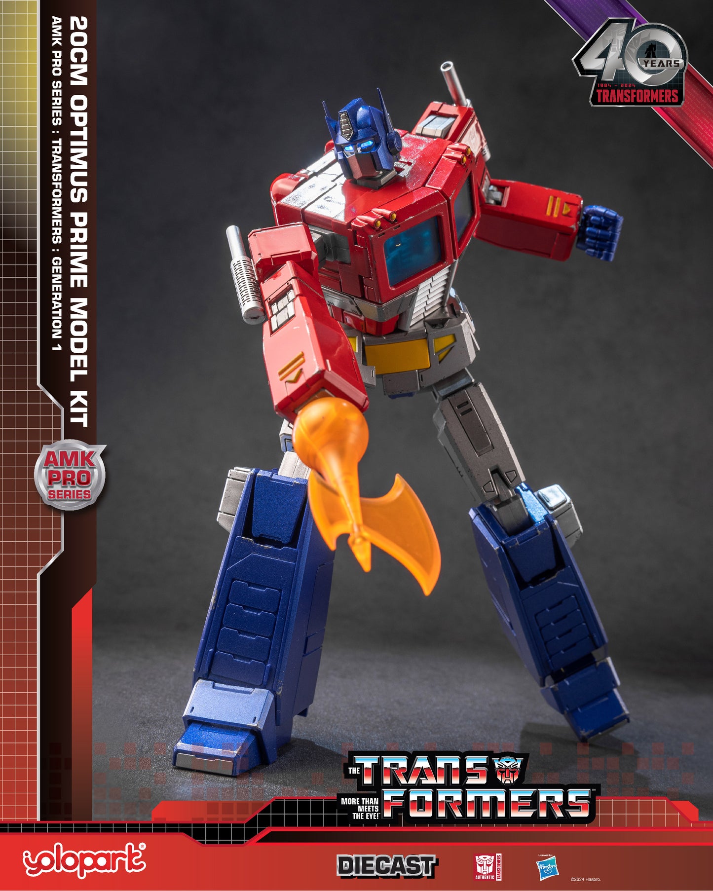 YOLOPARK AMK Pro Series Transformers G1 Optimus Prime Model Kit