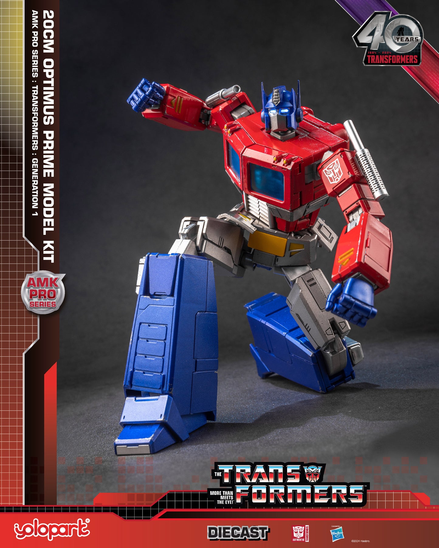 YOLOPARK AMK Pro Series Transformers G1 Optimus Prime Model Kit
