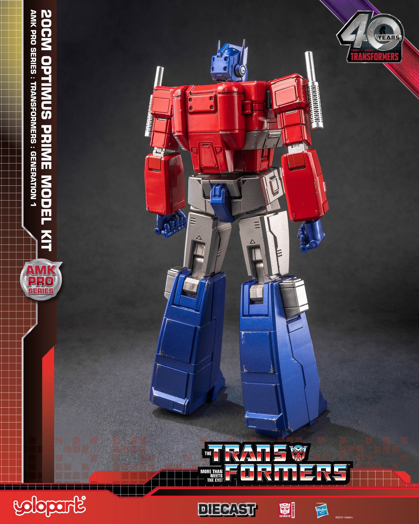 YOLOPARK AMK Pro Series Transformers G1 Optimus Prime Model Kit