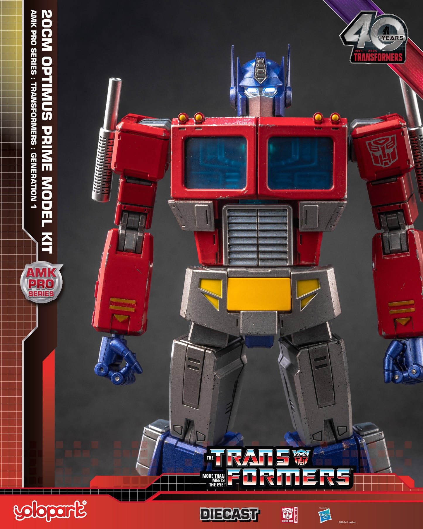 YOLOPARK AMK Pro Series Transformers G1 Optimus Prime Model Kit