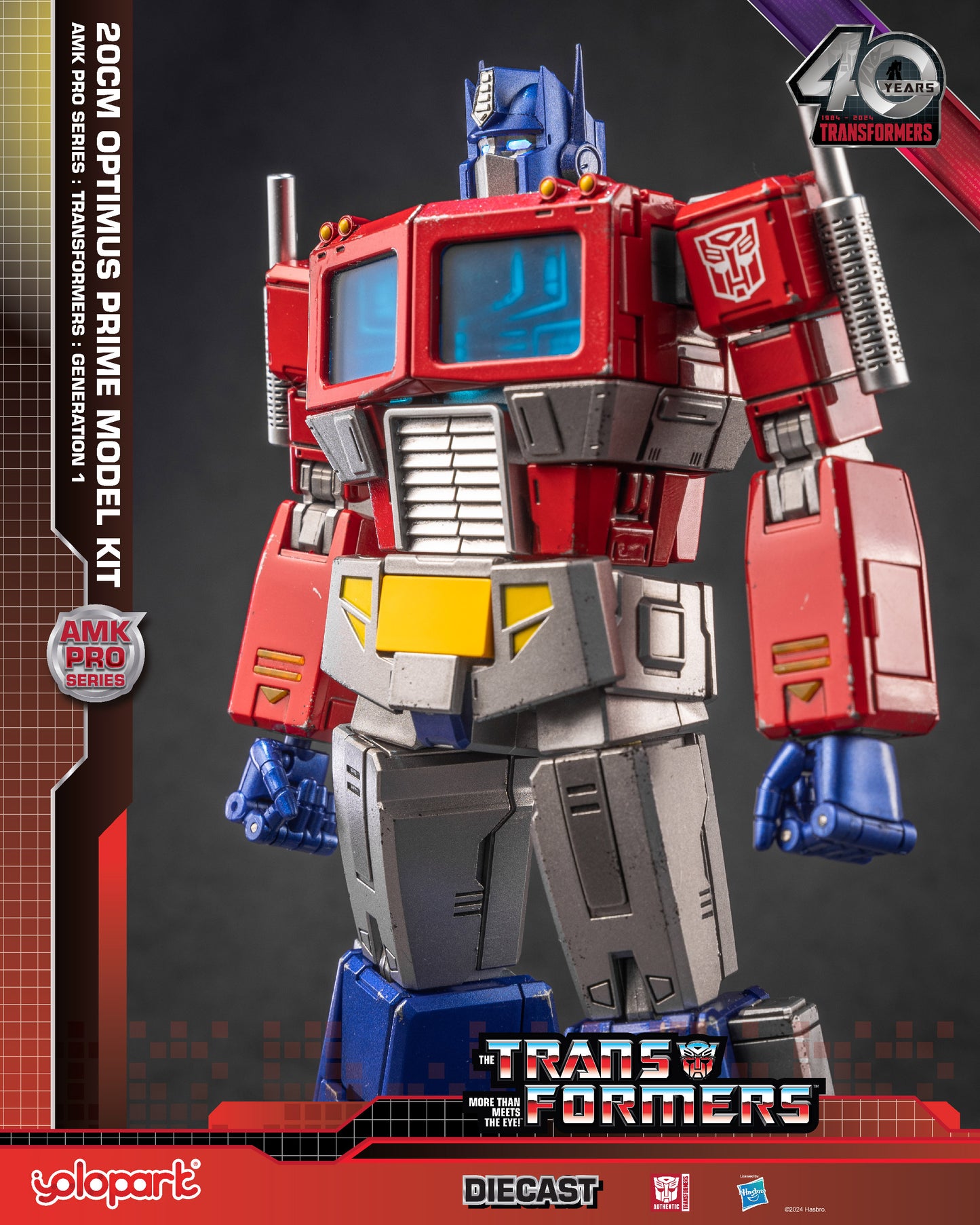 YOLOPARK AMK Pro Series Transformers G1 Optimus Prime Model Kit