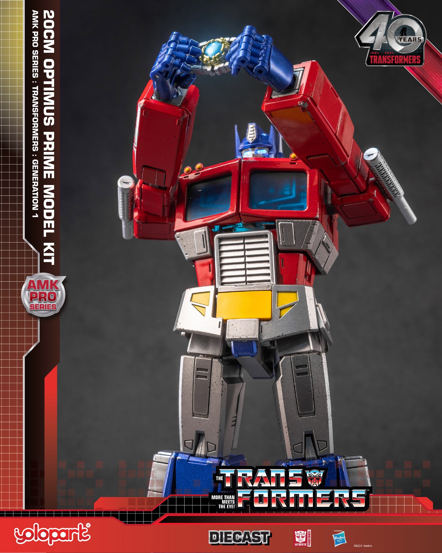 YOLOPARK AMK Pro Series Transformers G1 Optimus Prime Model Kit