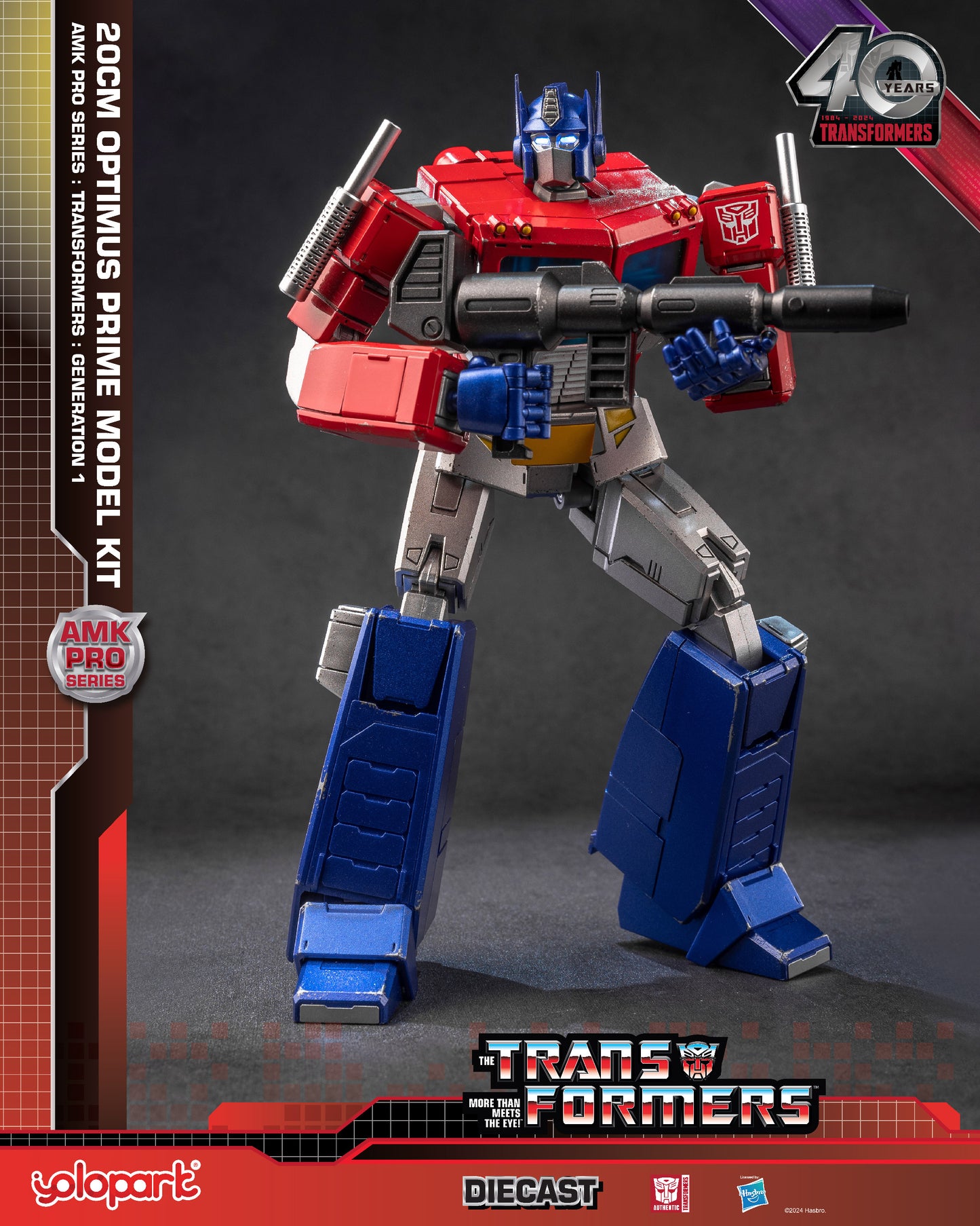 YOLOPARK AMK Pro Series Transformers G1 Optimus Prime Model Kit