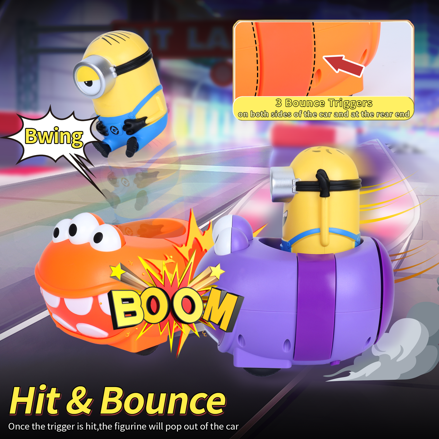 YOLOPARK Minions Remote Control Car - W