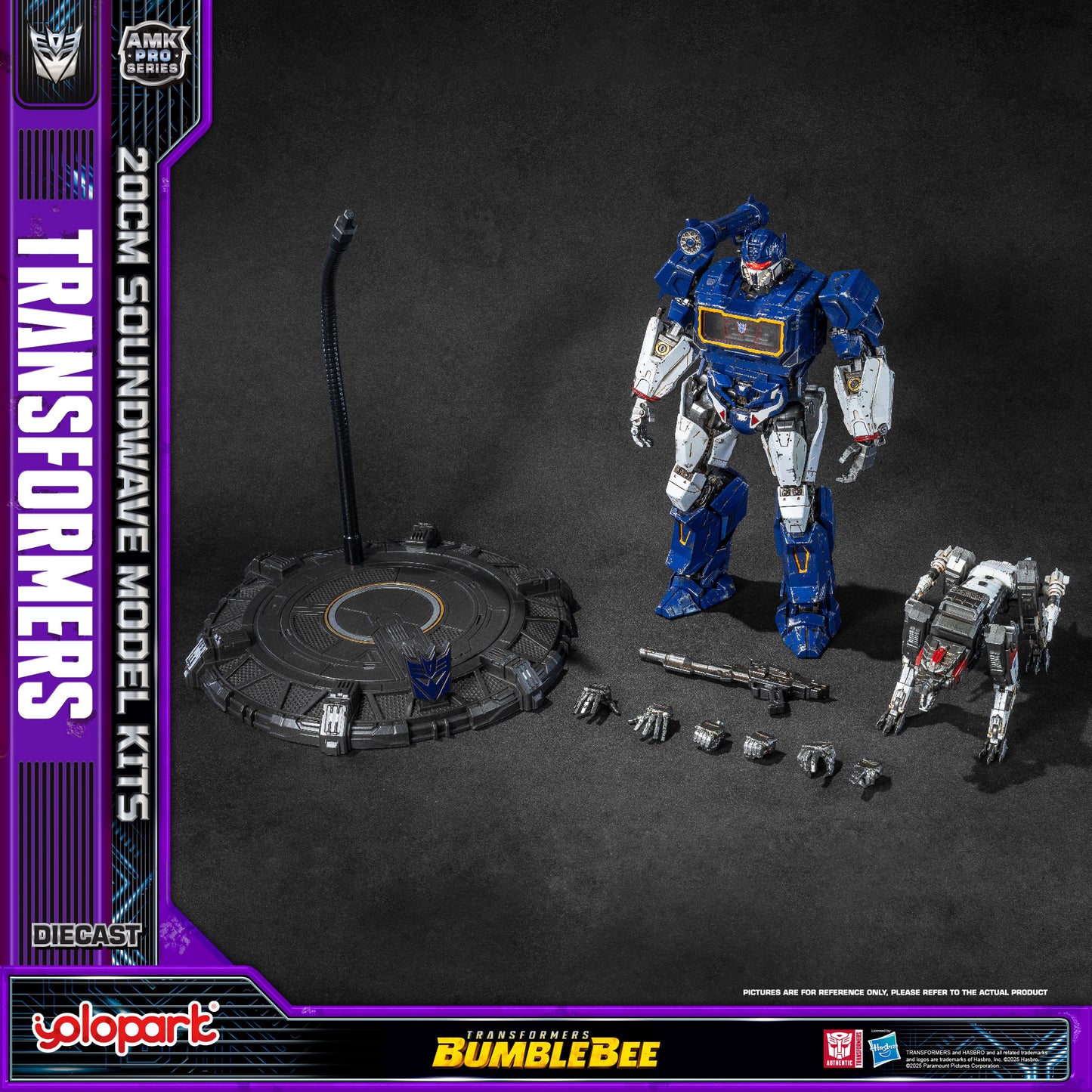 YOLOPARK Transformers Toys-Soundwave - W