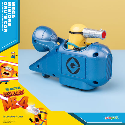 YOLOPARK Minions Car Toy, Despicable Me Movie4, Friction Car Toys, Gifts for Toddler Boys and Girls Age 3,4,5,6,7,8+ Years Old, Gru's car